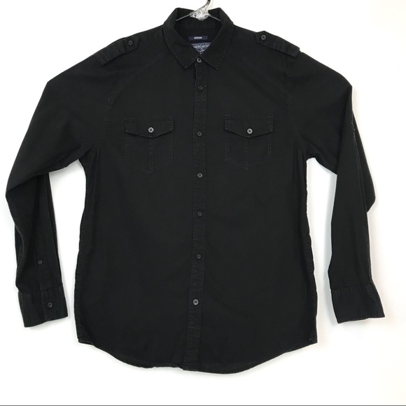 American Rag Casual Button Up Sz M - Picture 1 of 8